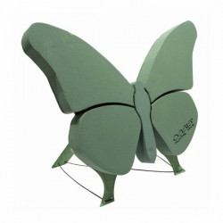 Papillon debout mousse florale