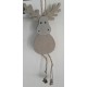 Cerf articule en bois