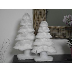 Sapin Doux Neige et perle