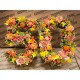 Chiffre en mousse florale sur pied en bois 1-9