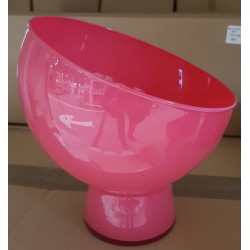 Vase boule en bais transparent