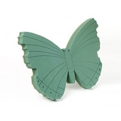 Papillon debout mousse florale