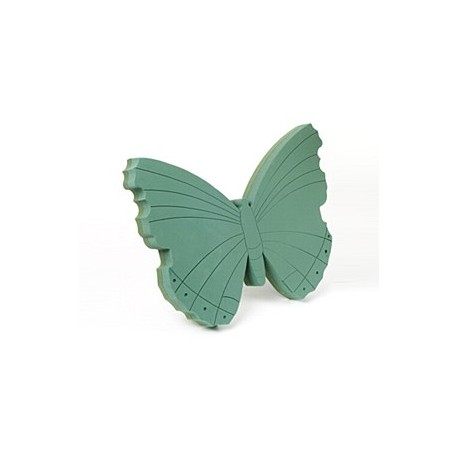 Papillon debout mousse florale