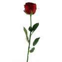 12 Roses rouges artificielles