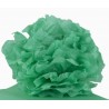 Pompon vert d'eau en papier de soie