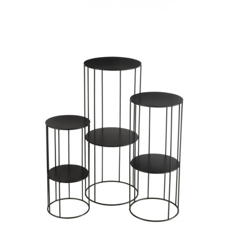 Set de 3 supports pour plantes